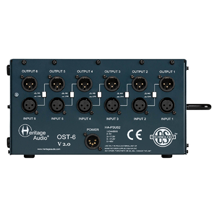 HERITAGE AUDIO OST6 V2.0 6 Yuvalı 500 Serisi Şasi